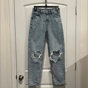American Eagle Light Blue Mom Jeans